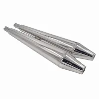 Norton Commando Roadster Fastback 1970-1974 Exhaust Silencers - Pair