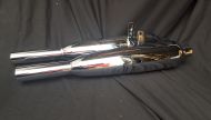 Triumph 6T, Tiger 100, 110 1960-On Chrome Exhaust Silencers